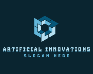 Cube Artificial Intelligence logo design