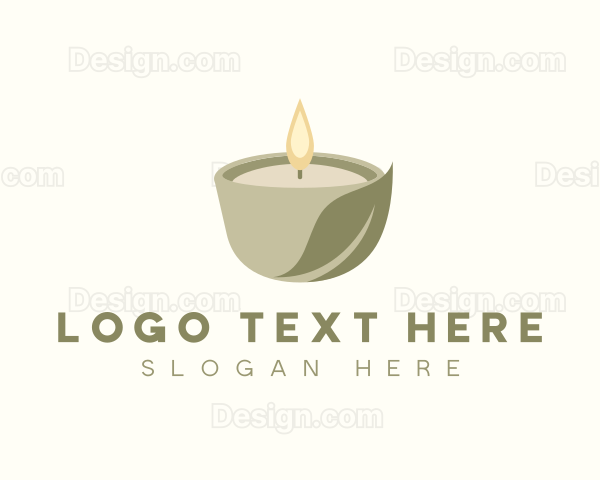 Candle Leaf Aromatherapy Logo