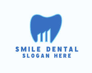 Dental Tooth Graph logo design