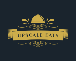 Restaurant Food Cloche logo design