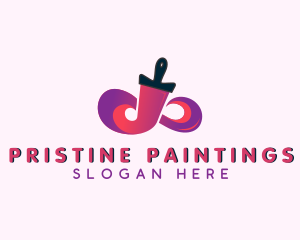 Handyman Paint Paint Brush logo design