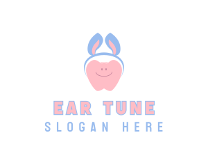 Cartoon Dental Tooth logo design