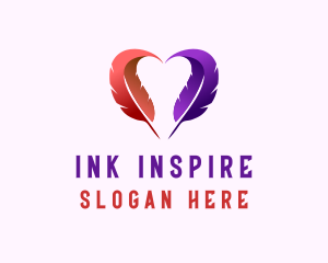 Heart Feather Blogger logo