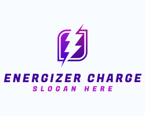 Lightning Power Bolt logo design