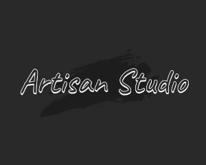 Art Paint Handwriting logo design