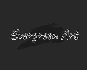 Art Paint Handwriting logo design