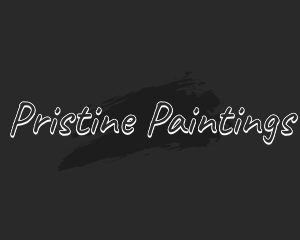 Art Paint Handwriting logo design