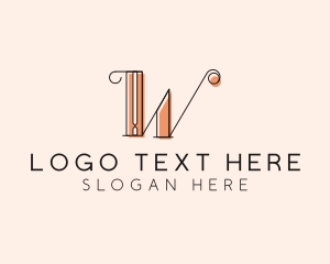 Upscale Boutique Letter W logo