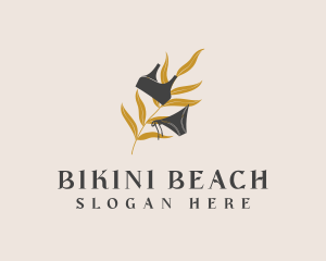 Tropical Leaf Beachwear  logo design