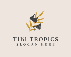 Tropical Leaf Beachwear  logo design