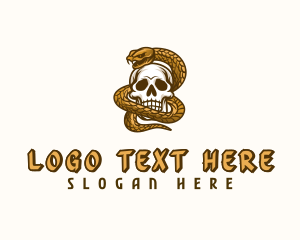 Undead Skull Snake logo