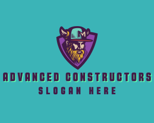 Viking Gamer Cap logo design