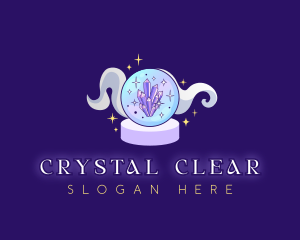 Magical Crystal Ball logo design