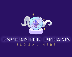 Magical Crystal Ball logo design