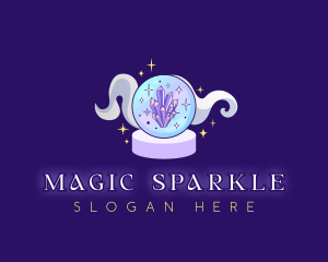 Magical Crystal Ball logo design