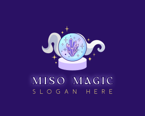 Magical Crystal Ball logo design