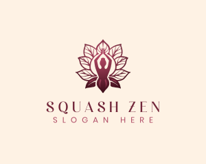 Leaf Holistic Zen Yoga logo design