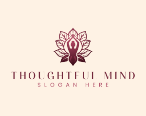 Leaf Holistic Zen Yoga logo design