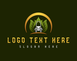 Lawn Mower Landscaping logo