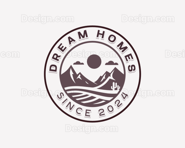 Sand Desert Hiking Logo