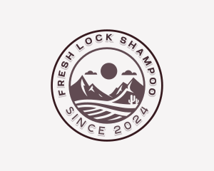 Sand Desert Hiking Logo