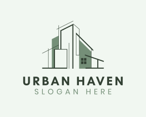 Green Urban Engineering logo design