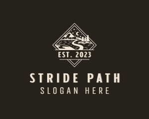 Pathway Mountain Road logo design