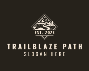 Pathway Mountain Road logo design