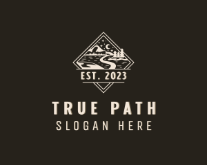 Pathway Mountain Road logo design