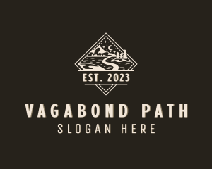 Pathway Mountain Road logo design