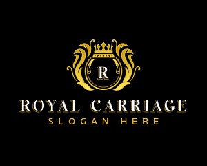 Elegant Luxury Crown  logo design