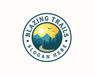 Forest Trail Mountain logo design