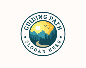 Forest Trail Mountain logo design