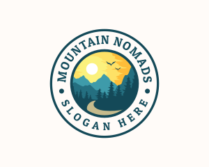 Forest Trail Mountain logo design