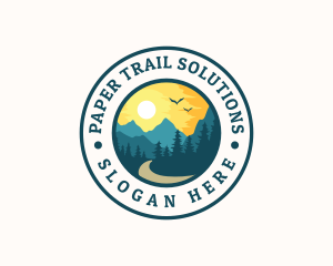 Forest Trail Mountain logo design