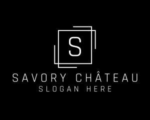 Architectural Square Frame logo design