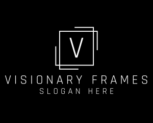 Architectural Square Frame logo design