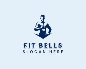 Workout Fitness Man logo design