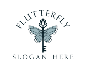 Stylish Butterfly Key logo