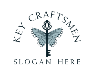 Stylish Butterfly Key logo