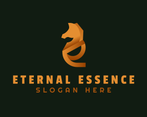 Elegant Horse Company Letter E logo design