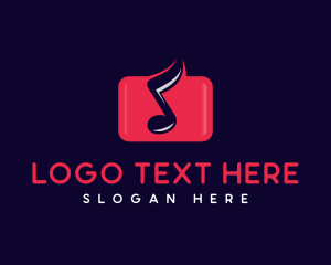 Note - Music Note Application logo design