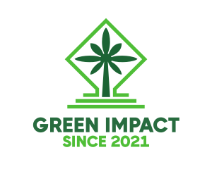 Green Cannabis Shrine logo