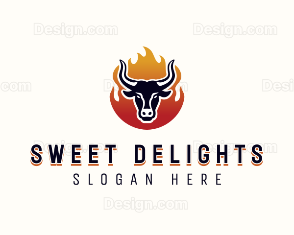 Flame Grilled Bbq Logo