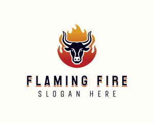 Flame Grilled Bbq logo design