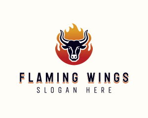 Flame Grilled Bbq logo design