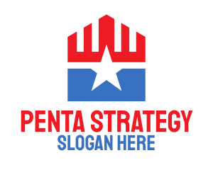 Patriotic Star Pentagon logo