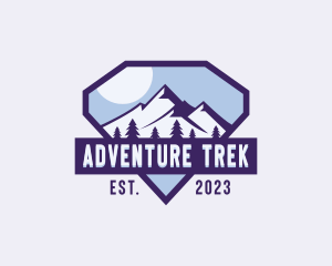 Mountain Adventure Hiking logo design