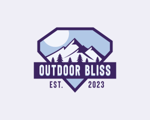 Mountain Adventure Hiking logo design