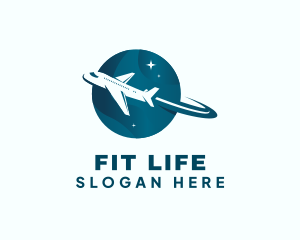 Flying Airplane Transport logo